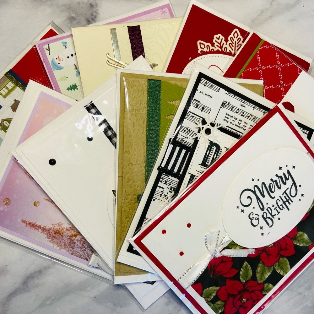10🎄Stampin Up! Holiday handmade cards! NEW